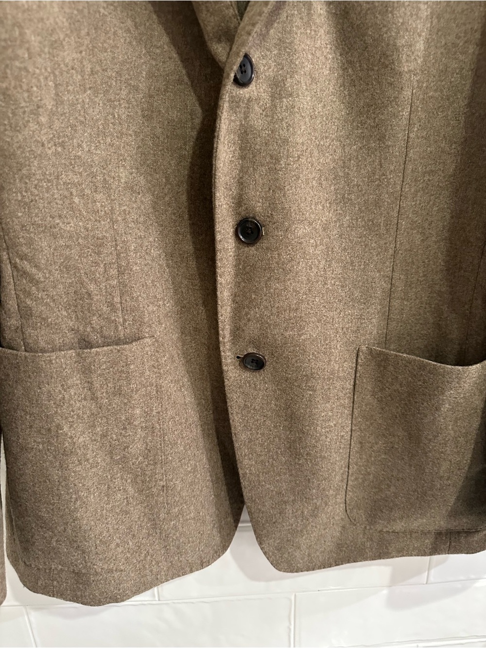 Todd Snyder Italian Flannel Madison Jacket In Chestnut Brown Men’s 42S Blazer - Picture 3 of 8